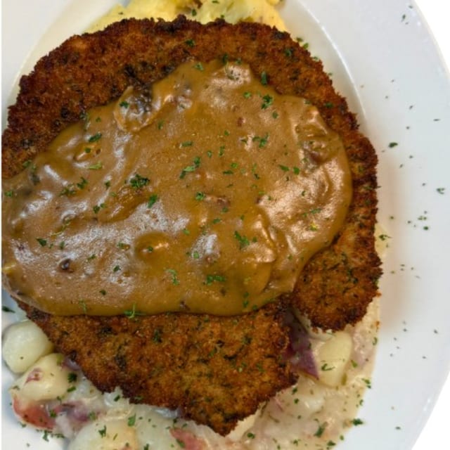 Jaeger Schnitzel Plate.