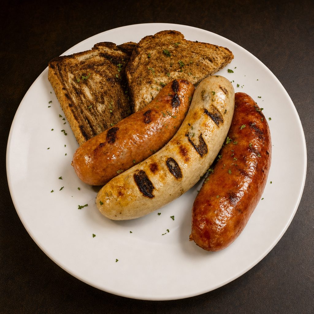 German Sausage Sampler.
