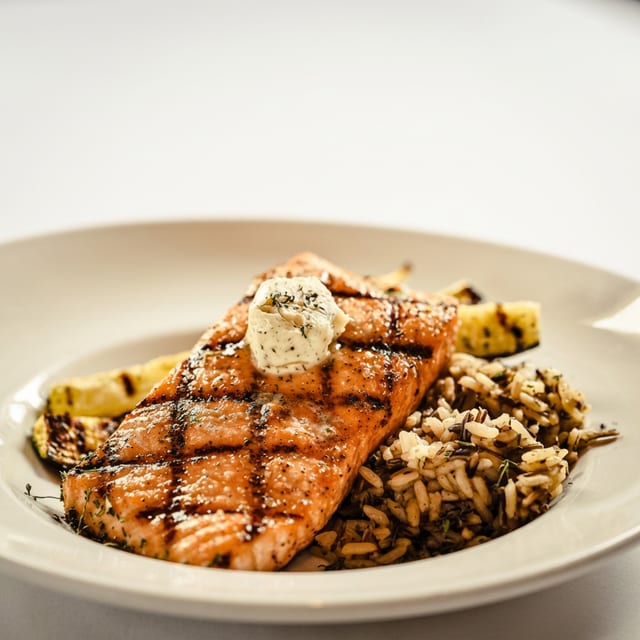Scottish Wild Caught Salmon Steak.